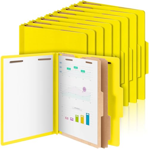 12 Pcs Classification Folders Letter Size Bulk