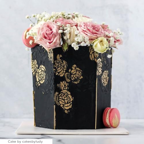 Rose Cake Stencil