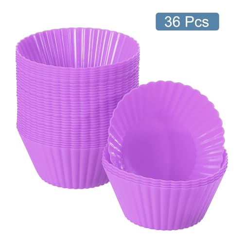 36Pcs Silicone Cupcake Liners (36 Count)