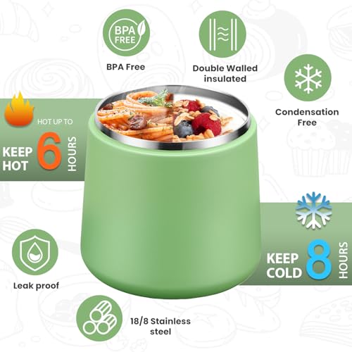 20oz Vacuum Insulated Soup Thermo for Hot Food