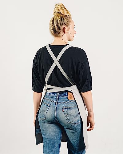 Crossback Kitchen Apron for Cooking