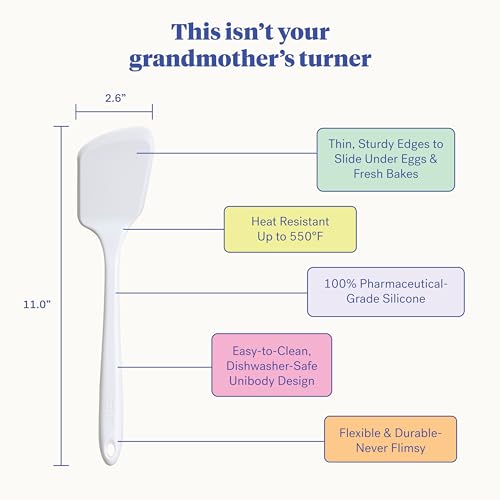 Get It Right Silicone Kitchen Spatula Turner
