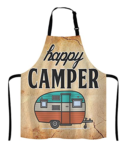 Happy Camper Apron for Women and Men