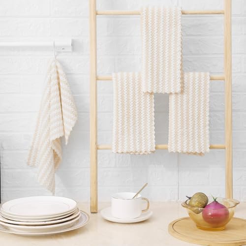 12 Pack Coral Velvet Kitchen Towels (12 Count)