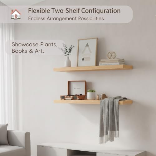 Floating Wall Shelves (2 Count)