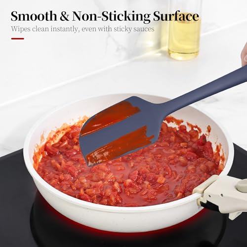 600ºF Heat Resistant Large Baking Silicone Spatula
