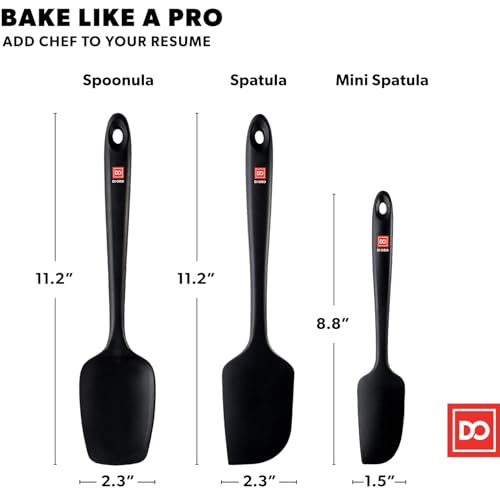 DI ORO Silicone Spatula Set (3 Count)