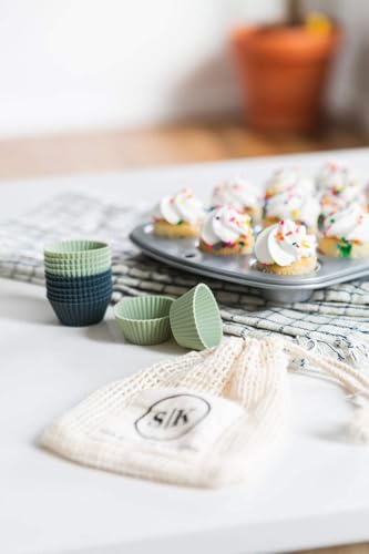 Reusable Mini Silicone Baking Cup (24 Count)
