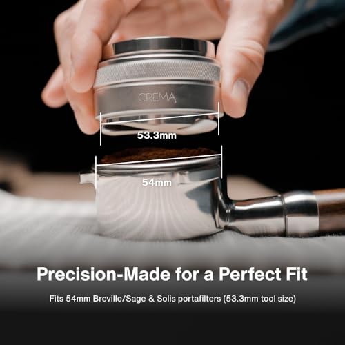 Coffee Products 53.3mm Hand Tamper & Coffee Distributor