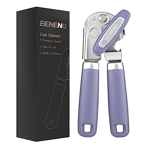 Heavy Duty Hand Can Opener Manual with Magnet Lid Remover