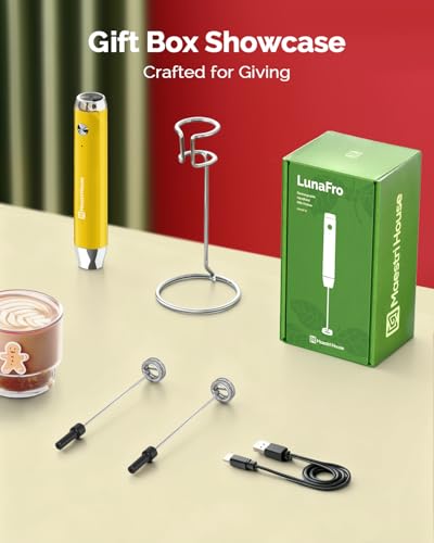 LunaFro Rechargeable Milk Frother