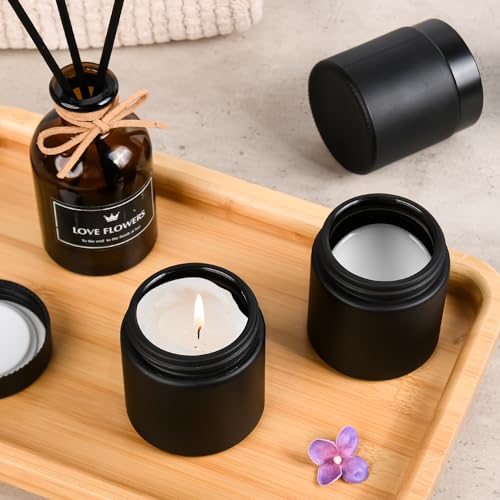 Glass Jars with Lids (24 Count)