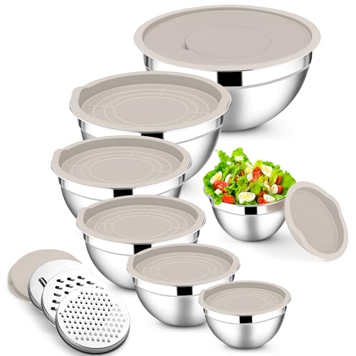 Stainless Steel Mixing Bowls (7 Count)