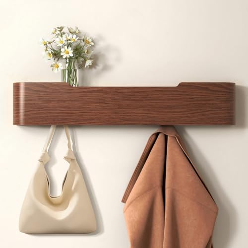 Wall Mounted Coat Rack with Shelf