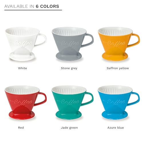 XXL Porcelain Coffee Dripper Saffron
