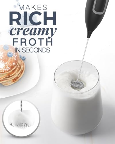 Milk Frother Handheld Battery