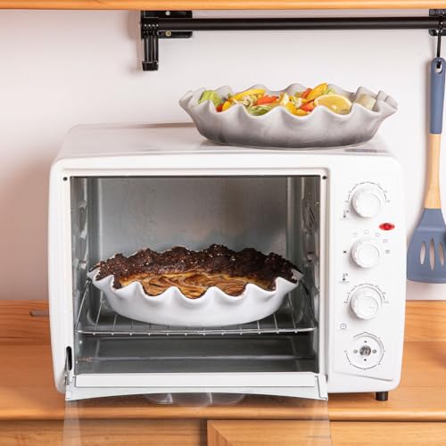Sweejar Ceramic 11.5 Inches Pie Pan for Baking