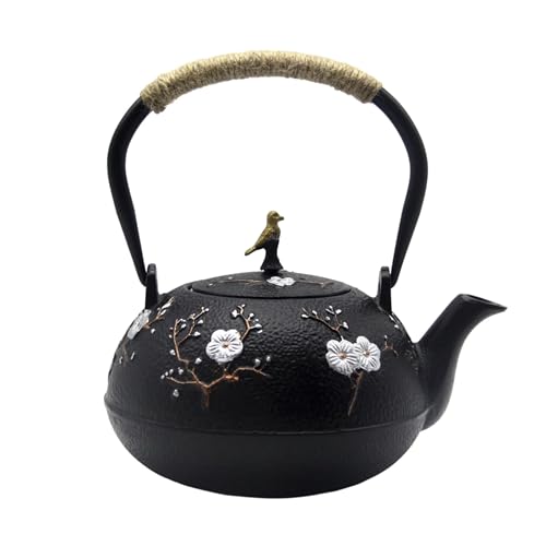 40.6oz Cast Iron Teapot for Stovetop