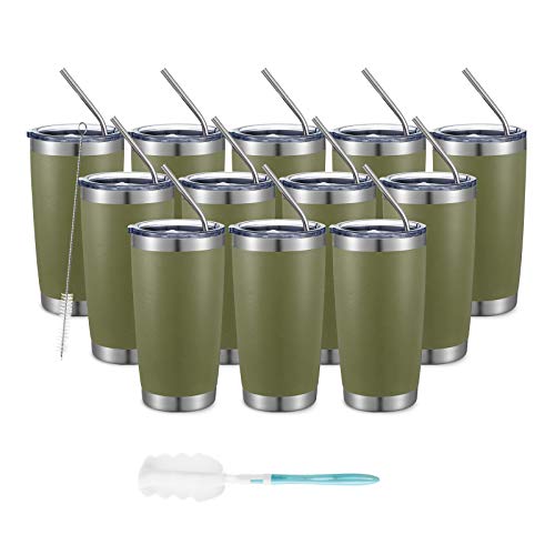 20oz Double Wall Vacuum Insulated Travel Mug (12 Count)