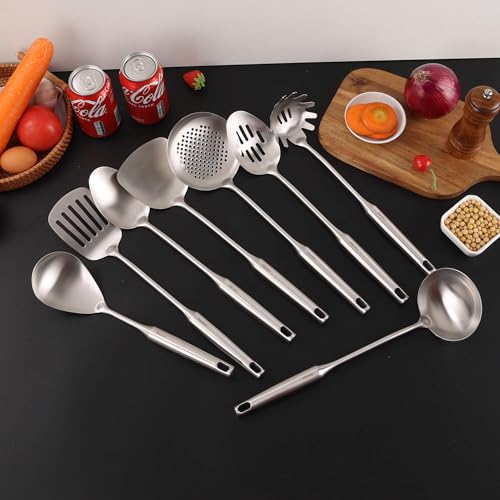 18 10 Stainless Steel Kitchen Utensils Set (8 Count)