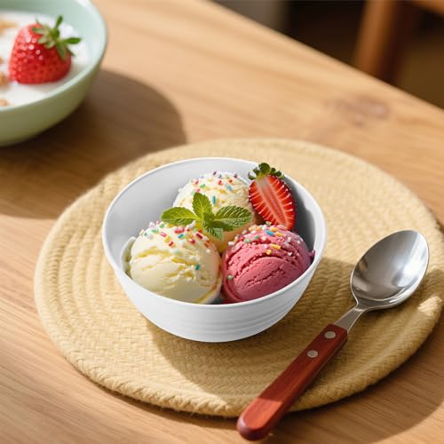 Mini Wheat Straw Bowls Set of 6