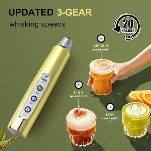 Handheld Milk Frother Wand for Coffee