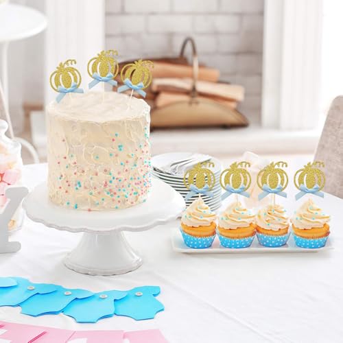 24pcs Pumpkin Cupcake Toppers (24 Count)