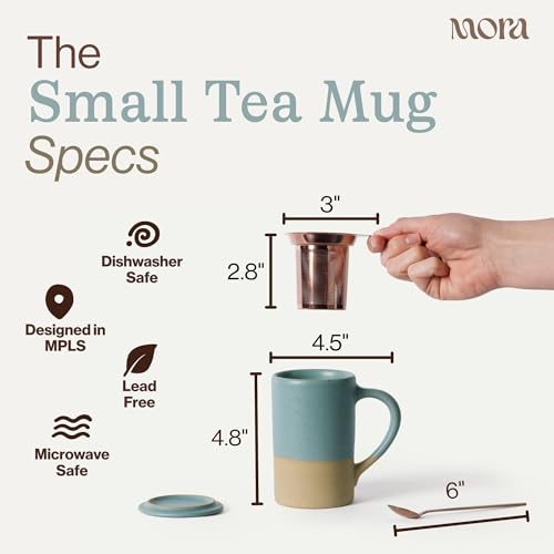 Mora Ceramics Tea Cup with Loose Leaf Infuser