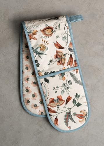 Double Oven Mitts 100% Cotton Double Oven Glove