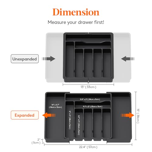 Expandable Silverware Drawer Organizer