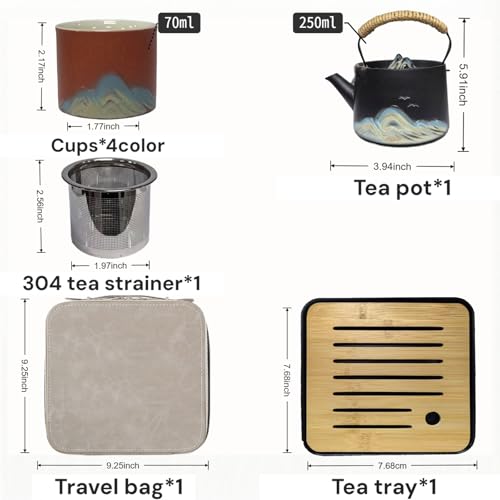 Chinese Tea Set (7 Count)