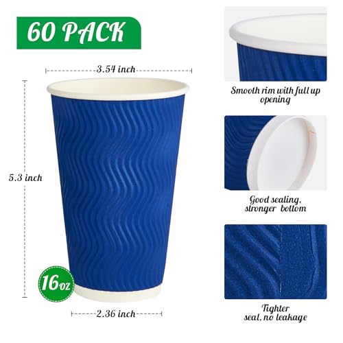 Paper Coffee Cups (60 Count)