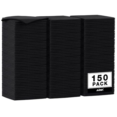 Microfiber Cleaning Cloth Black 150PK (150 Count)
