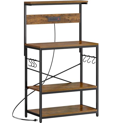 Bakers Rack with Power Outlets