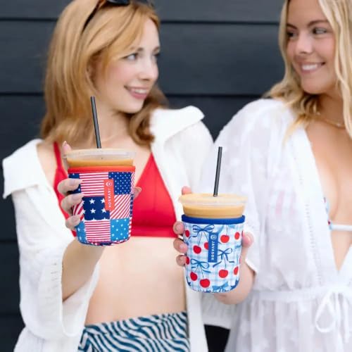 JavaSok Iced Coffee & Cold Soda Insulated Neoprene Cup Sleeve