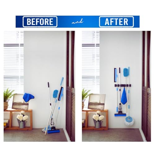 wall mounted Broom and mop Holder