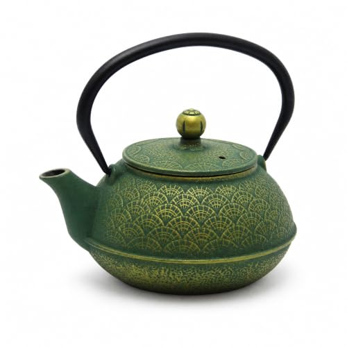 30.4oz Small Cast Iron Tea Kettle Teapot for Stovetop