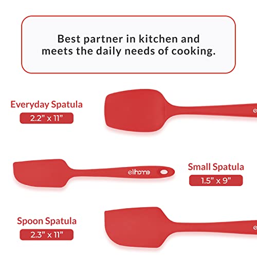 Chef Series 3 Piece Silicone Spatula Set (3 Count)