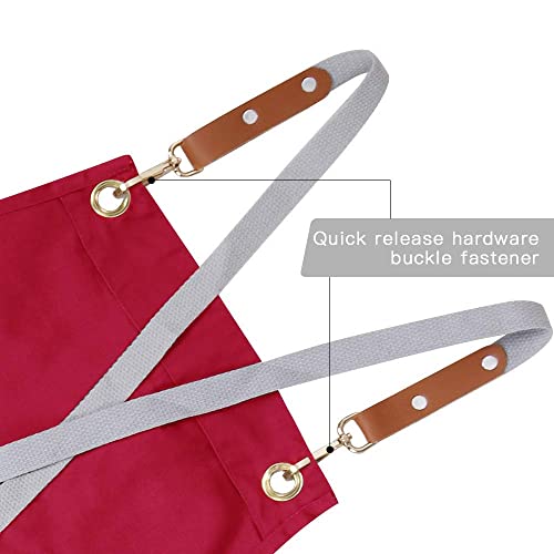 Crossback Apron with Pockets