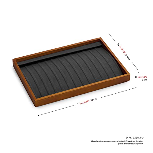 Wood 13 Grids Necklace