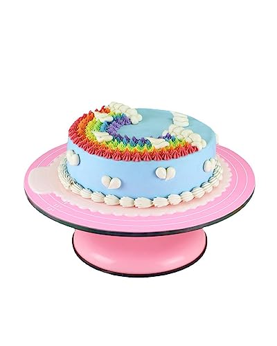 Silicone Baking Mat Cake Mat Silicone Cake Mat Silicone Baking Mat with Measurements for CakeTurntable Stand Non