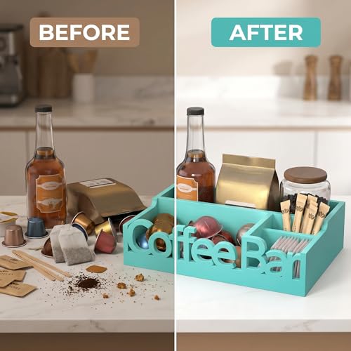 Coffee Bar Organizer Countertop