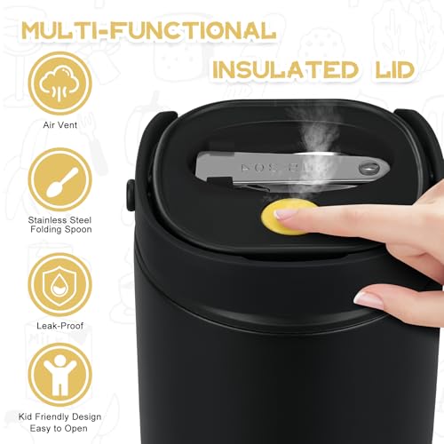 20oz Soup Thermo for Hot Food with a Snack Box Container