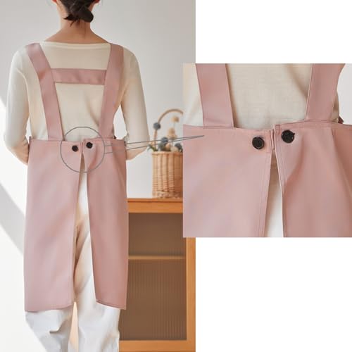 Kitchen Chef Aprons for Men Women Work Apron with 2 Pockets