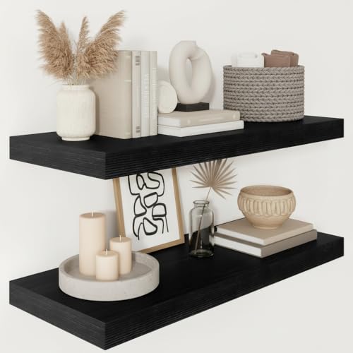12 Deep Floating Shelves 30x12” Set of 2 (2 Count)