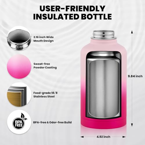 Insulated Water Bottle 64 oz