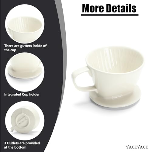 Ceramic Pour Over Coffee Dripper