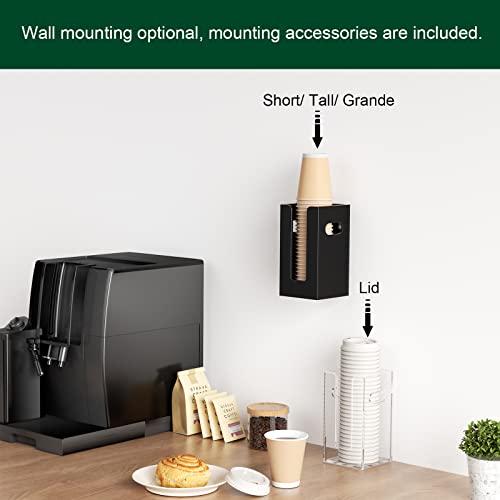Disposable Coffee Cup Dispenser with Handles