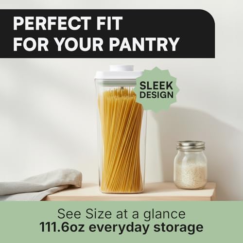 Bop Top Airtight Food Storage Containers with Lid Multi Pack (4 Count)