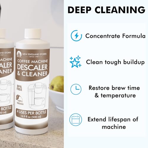 8 Uses Descaling Solution Compatible with Keurig (33.8 Fl Oz)